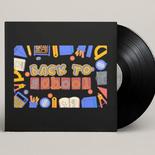 back to school Custom Vinyl Record Sleeves