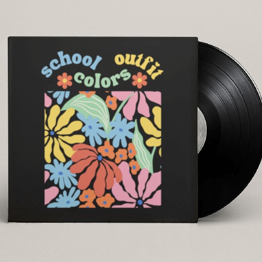 school outfit colors: Perfect Your Campus Style Custom Vinyl Record Sleeves