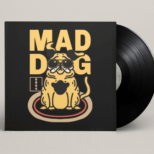 Mad Dog Animal Custom Vinyl Record Sleeves