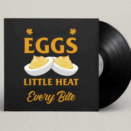 Funny Deviled Eggs Designs For Deviled Egg Lover Custom Vinyl Record Sleeves