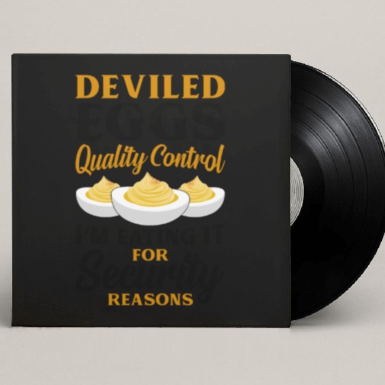 Funny Deviled Eggs Designs For Deviled Egg Lover Custom Vinyl Record Sleeves