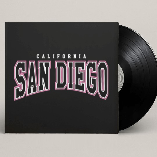 California San Diego Custom Vinyl Record Sleeves