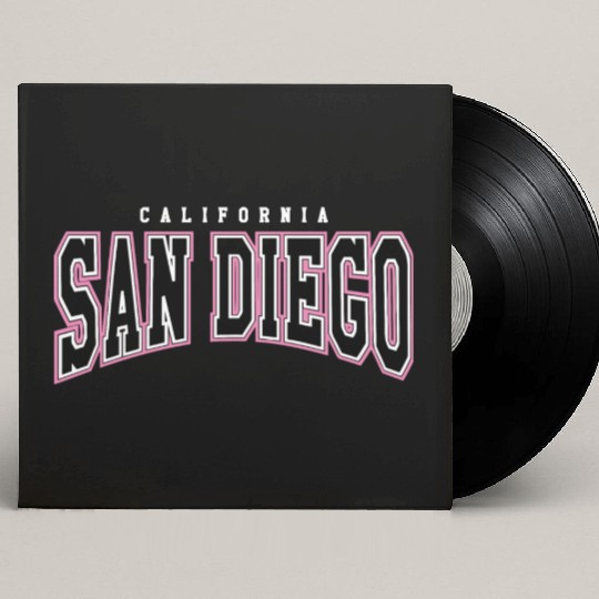 California San Diego Custom Vinyl Record Sleeves