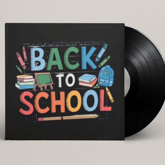 Back to School Custom Vinyl Record Sleeves