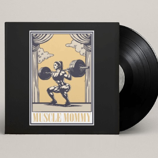 Tarot Cards Muscle Mommy for Strength & Custom Vinyl Record Sleeves