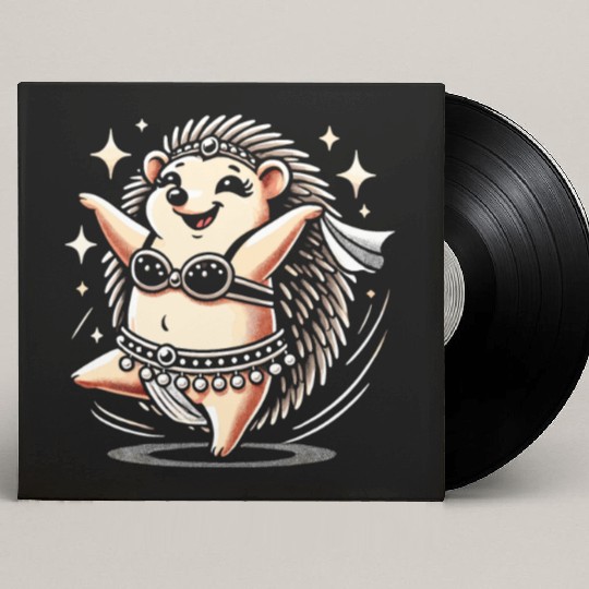 Tribal Fusion Rhythmic Dance Art For Belly Dance Custom Vinyl Record Sleeves