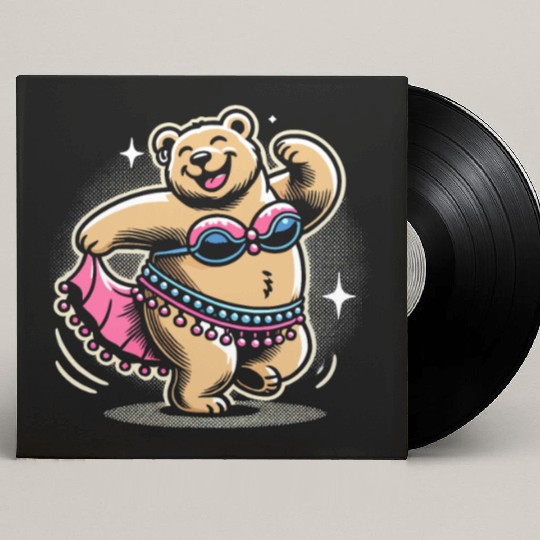 Tribal Fusion Rhythmic Dance Art For Belly Dance Custom Vinyl Record Sleeves