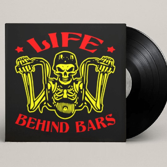 Life Behind Bars Biker LIKE US ON FACEBOOK #USAP Custom Vinyl Record Sleeves