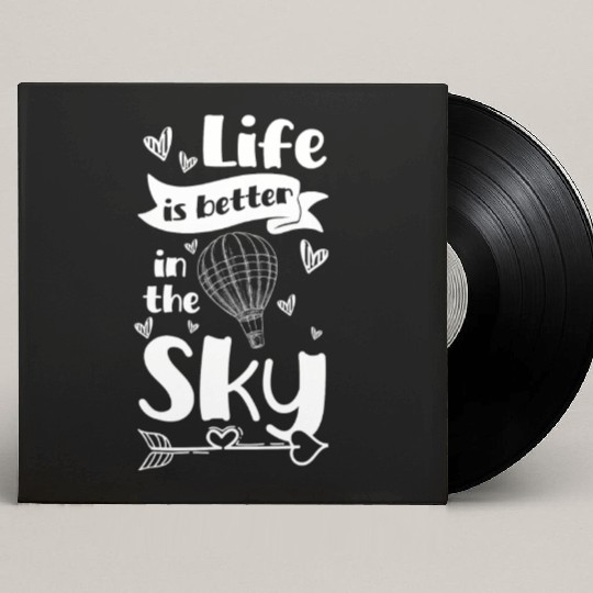 Hot Air Balloon Company Driving Sport Custom Vinyl Record Sleeves