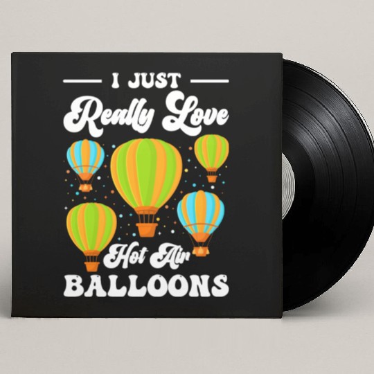Hot Air Balloon Company Driving Adventure Custom Vinyl Record Sleeves