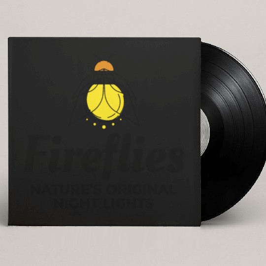Fireflies Firefly Lightning Bug Insect Collector Custom Vinyl Record Sleeves