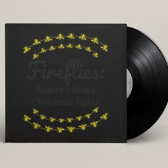 Fireflies Firefly Lightning Bug Insect Christmas Custom Vinyl Record Sleeves