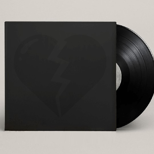 Heart broken hearts vector path16 Custom Vinyl Record Sleeves