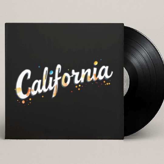 California Golden State gift Custom Vinyl Record Sleeves