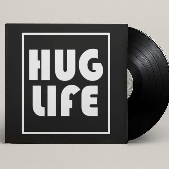 Hug Life Retro Style Custom Vinyl Record Sleeves