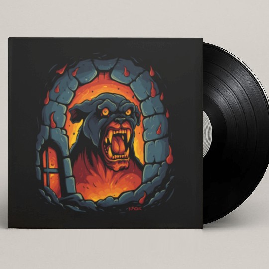 Hellhound: Dog of the Hell Dungeon Custom Vinyl Record Sleeves