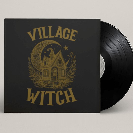 Village Witch Salem Vintage Halloween Custom Vinyl Record Sleeves