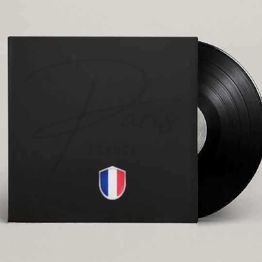 I love Paris, Paris France Custom Vinyl Record Sleeves