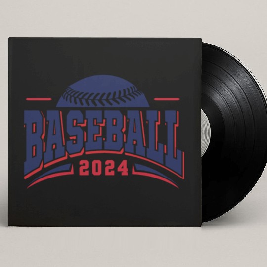 Retro Game Day Vintage San Diego Baseball Custom Vinyl Record Sleeves