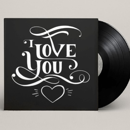 I love you Custom Vinyl Record Sleeves