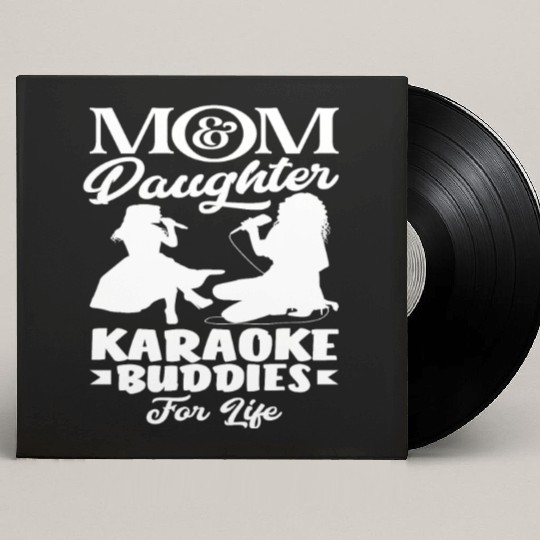 Mom And Daughter Karaoke Friends Forever Custom Vinyl Record Sleeves