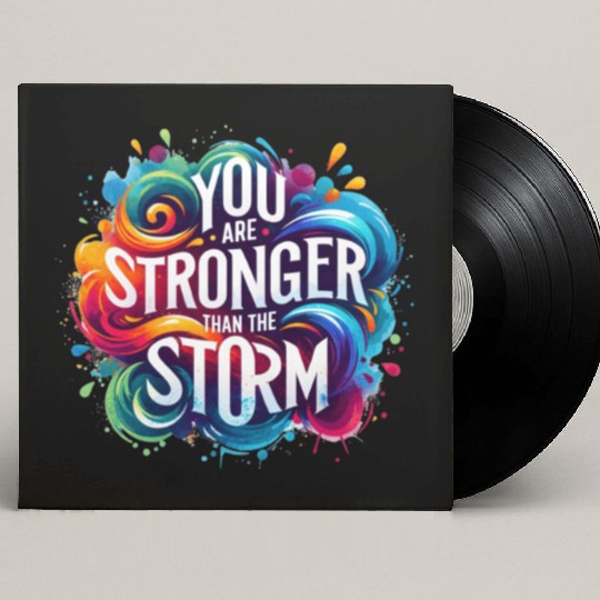 Wellness Collection - Stronger Than the Storm Custom Vinyl Record Sleeves
