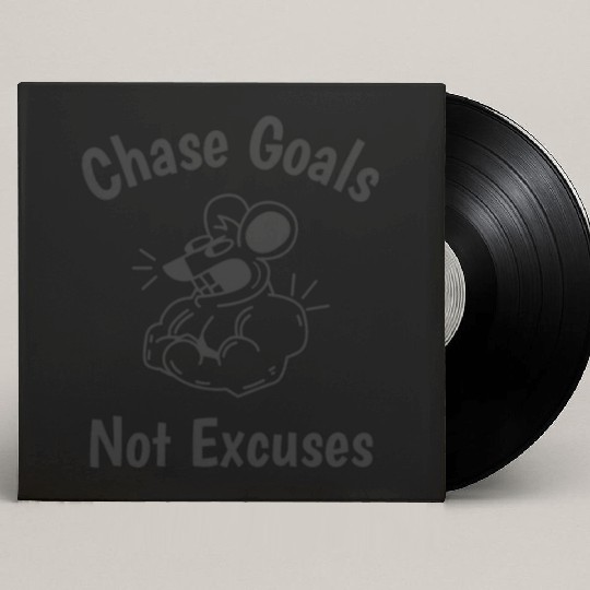 Chase Goals Not Exuses Custom Vinyl Record Sleeves