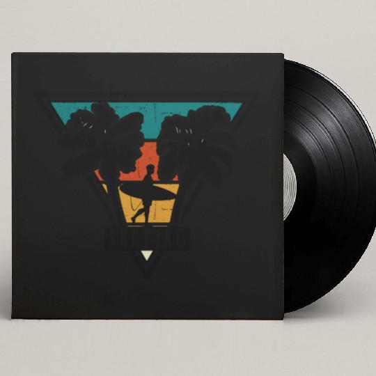 Surfing Custom Vinyl Record Sleeves