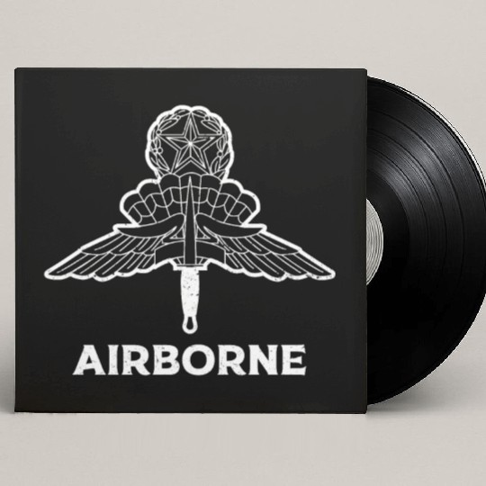US Army Airborne: Leap into Valor. Custom Vinyl Record Sleeves