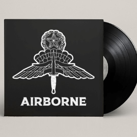 US Army Airborne: Leap into Valor. Custom Vinyl Record Sleeves