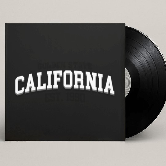 California Golden State Custom Vinyl Record Sleeves