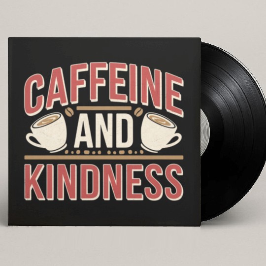 Caffeine And Kindness 11 Custom Vinyl Record Sleeves