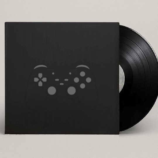 Retro Gamer - Classic Gaming Design Custom Vinyl Record Sleeves