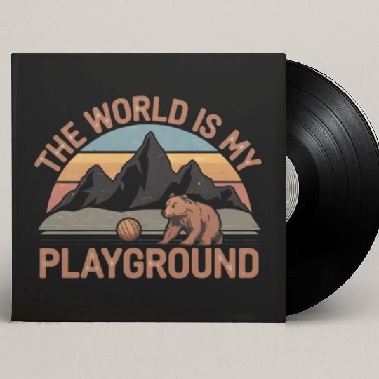 The World is My Playground Custom Vinyl Record Sleeves