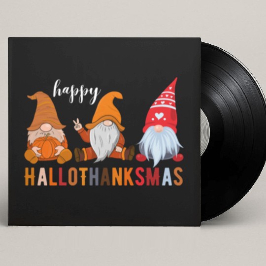 HalloThanksMas Custom Vinyl Record Sleeves