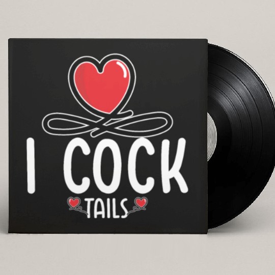 Funny I Love Cocktails 6 Custom Vinyl Record Sleeves