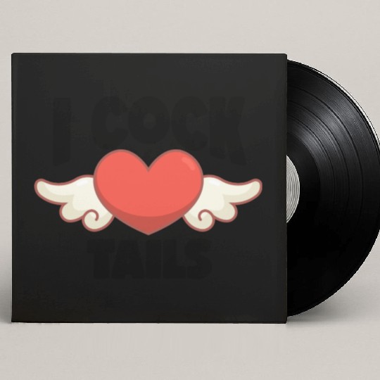 Funny I Love Cocktails 7 Custom Vinyl Record Sleeves