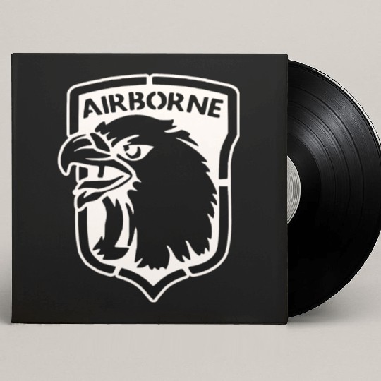 Airborne Eagle LIKE US ON FB #USAPatriotGraphics © Custom Vinyl Record Sleeves