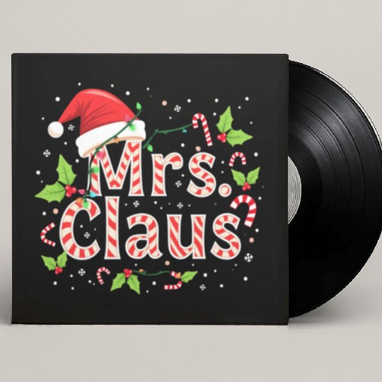 MRS CLAUS Custom Vinyl Record Sleeves