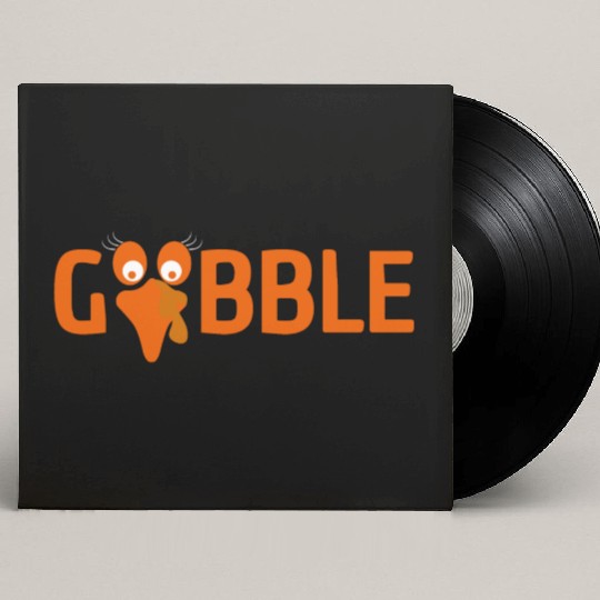 GOBBLE TURKEY PODIATRIST FUNNY THANKSGIVING Custom Vinyl Record Sleeves