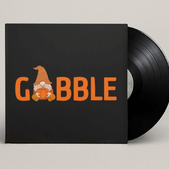 GOBBLE TURKEY PODIATRIST FUNNY THANKSGIVING Custom Vinyl Record Sleeves