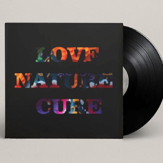 Embrace Nature's Healing Power - Inspirational Art Custom Vinyl Record Sleeves