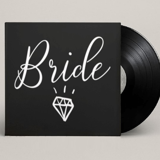 Bride Wedding Engagement Bachelorette Party Custom Vinyl Record Sleeves