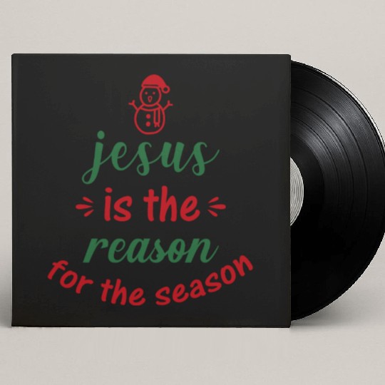 Jesus is the reason for the season, Christmas Custom Vinyl Record Sleeves
