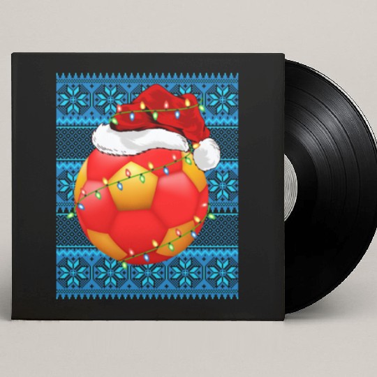 Handball Christmas Lights Custom Vinyl Record Sleeves
