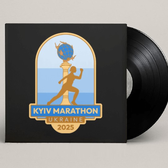 Kyiv Marathon – 2025 – Ukraine Custom Vinyl Record Sleeves
