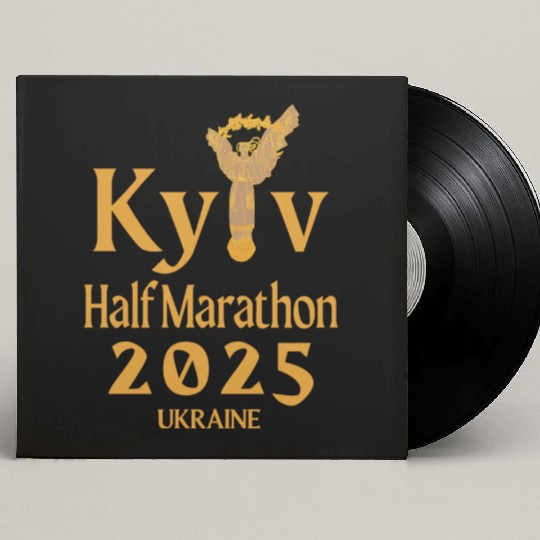 Kyiv Half Marathon – 2025 – Ukraine Custom Vinyl Record Sleeves