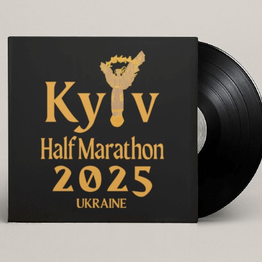 Kyiv Half Marathon – 2025 – Ukraine Custom Vinyl Record Sleeves