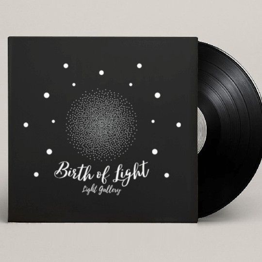 Birth of Light, Winter Solstice Custom Vinyl Record Sleeves