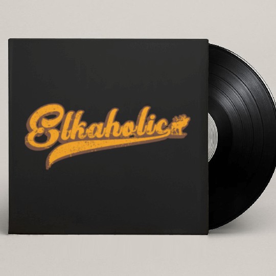 Elk Hunting Elkaholic Hunters Custom Vinyl Record Sleeves
